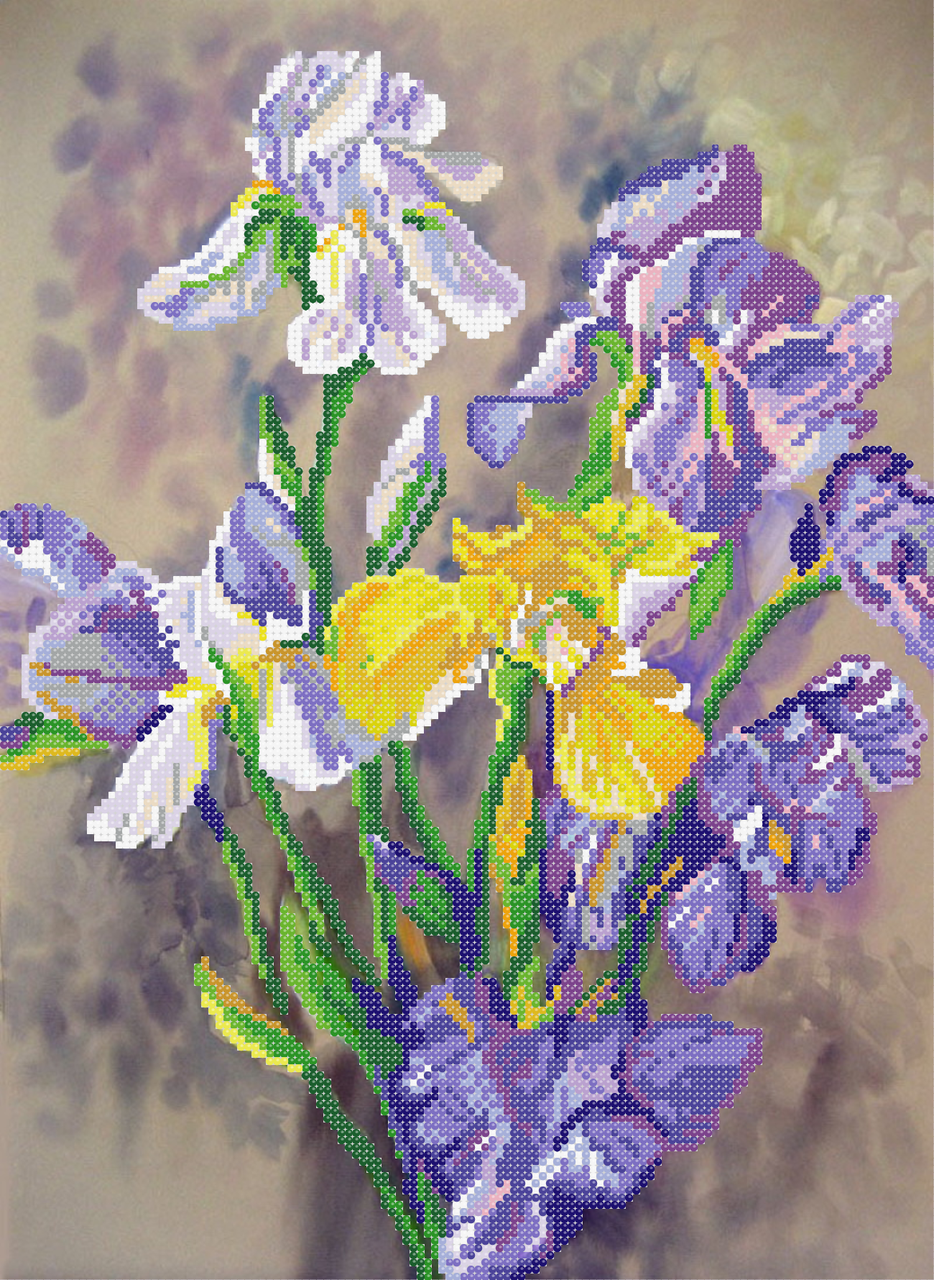 Схема вышивки бисером Ирисовые облака (577377827А)