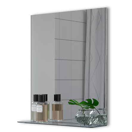 Зеркало с полочкой прямоугольное La Mir без подсветки 40х70 см (1941904070)