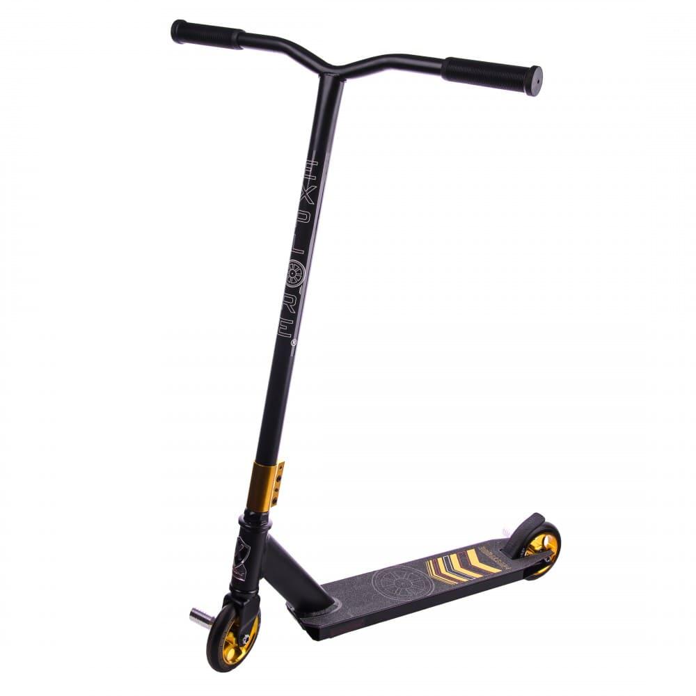 Самокат трюковый Explore Mystique Super с пегами Желтый/Черный