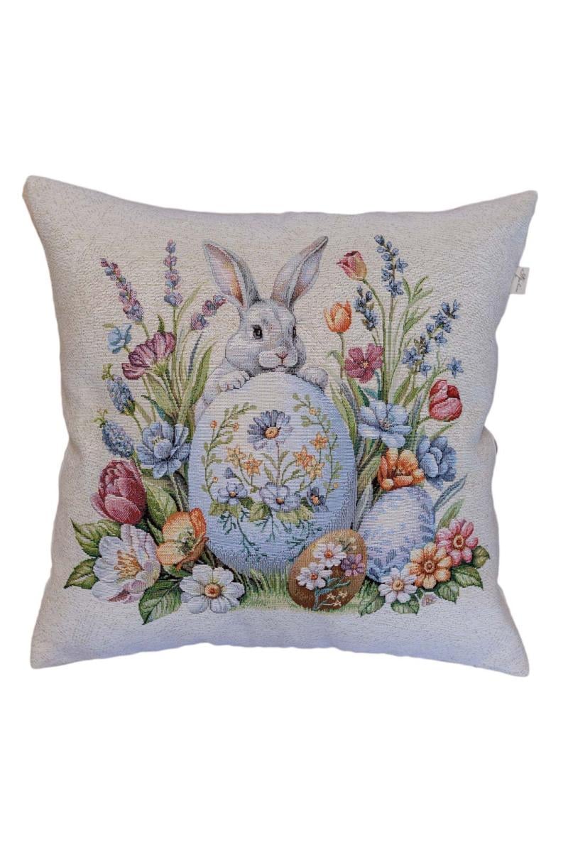 Наволочка гобеленовая Соцветие Зайчонок с писанкой 45х45 см (044292) Наволочка гобеленовая Соцветие Зайчонок с писанкой 45х45 см (044292)