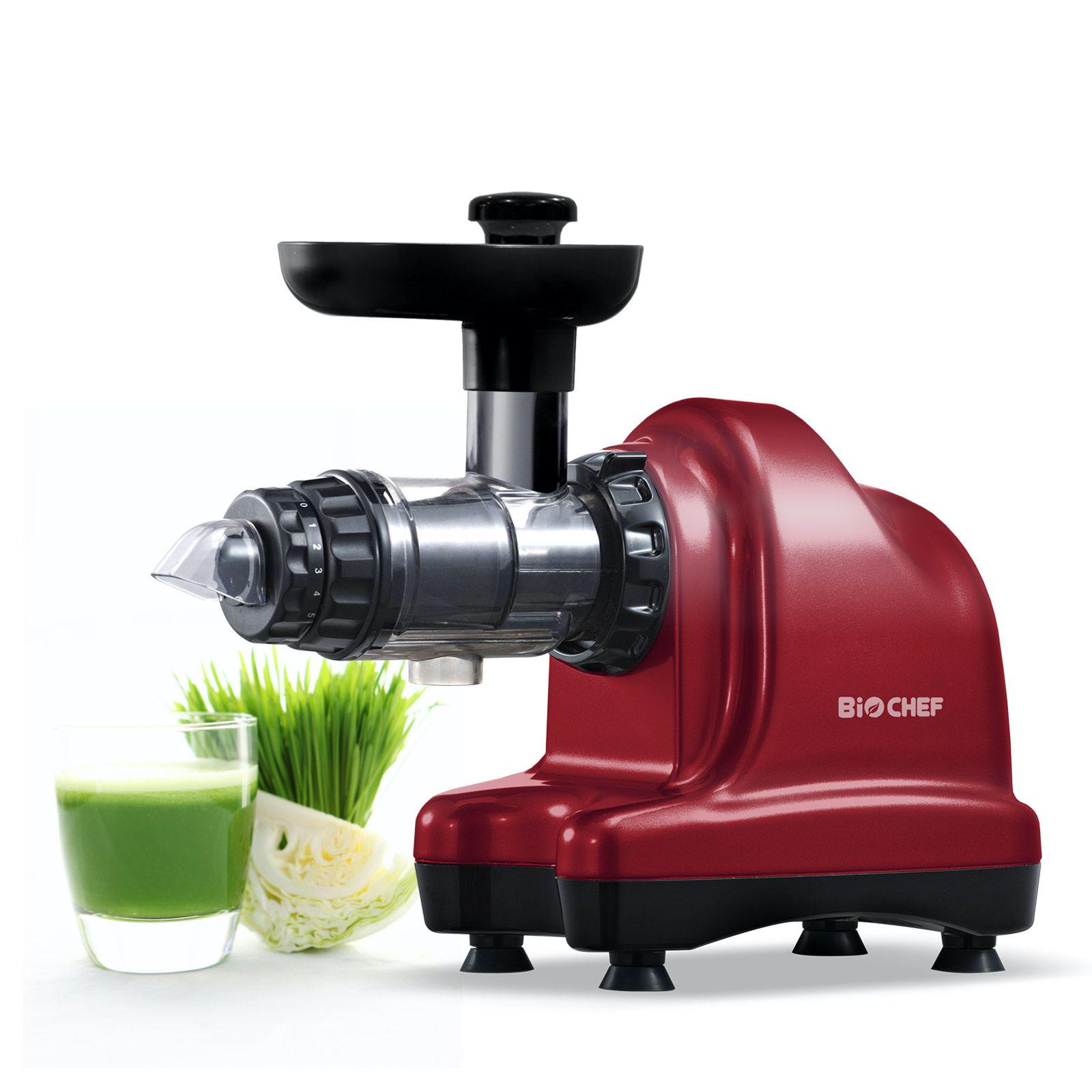 Соковитискач BioChef Axis Cold Press Juicer Червоний - фото 2