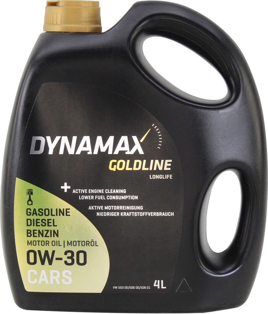 Моторное масло бензин/дизель 0W-30 Dynamax GOLDLINE LONGLIFE 4 л (502091)