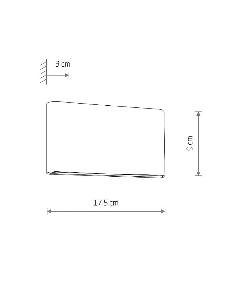 Светильник уличный Nowodvorski 11364 Semi M Led 2x5W 3000K 500Lm IP54 Bk (22000583) - фото 7