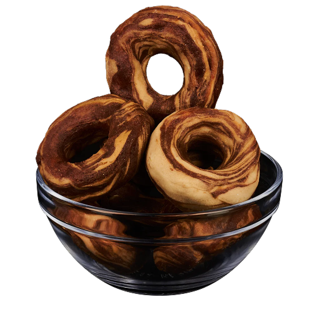Лакомство для собак AnimAll Snack утиное филе на кольце из прессованной кожи 500 г (181232)
