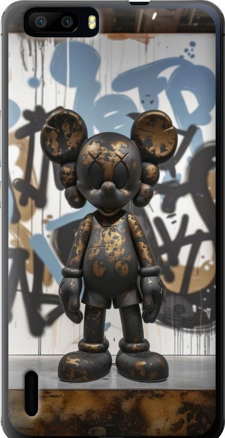 Чехол на Huawei Honor 6 Plus Bronze kaws v2 (6098u-179-42517)