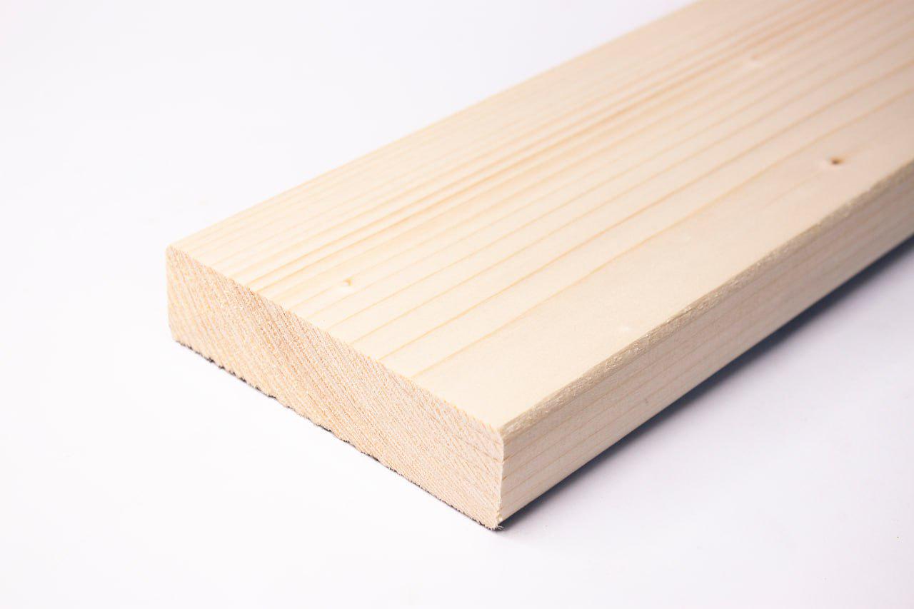 Дошка палубна дерев'яна смерека 130х35х3000 мм