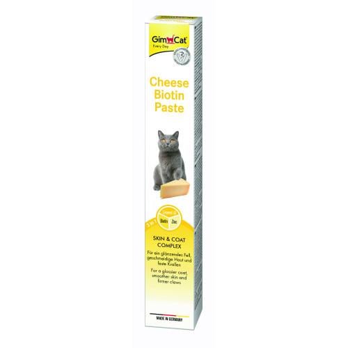 Ласощі для котів GimCat Cheese Biotin Paste 100 г сир з біотином