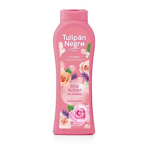Парфюмированный гель для душа Tulipan Negro Floral Цветок розы 650 мл