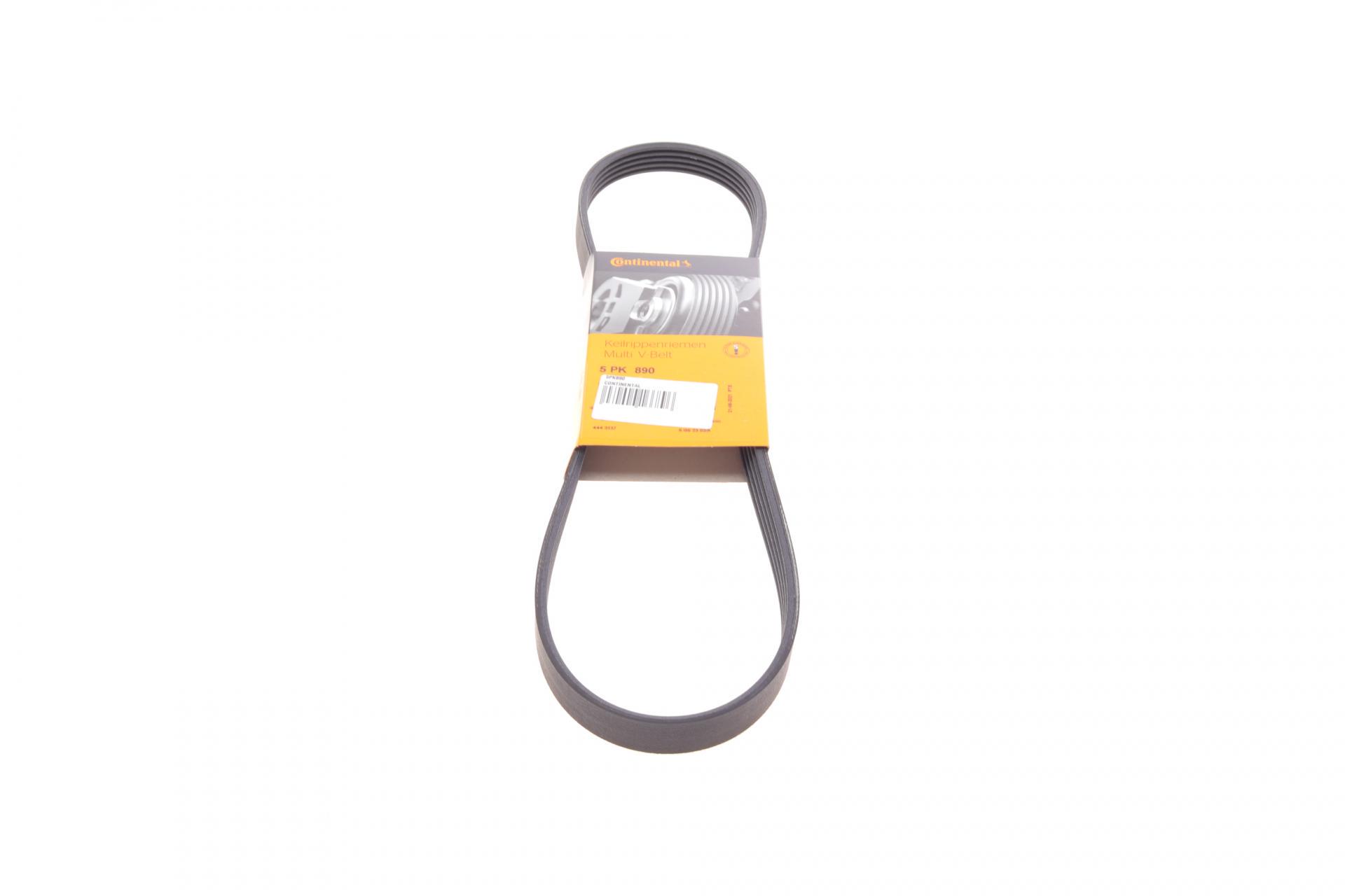 Ремінь генератора Continental BMW 3 E36/5 E34/E39 2.0/2.5i 90-00/Ford Focus 2.5 05-12/Volvo C30/C70 04-13 (5PK890)