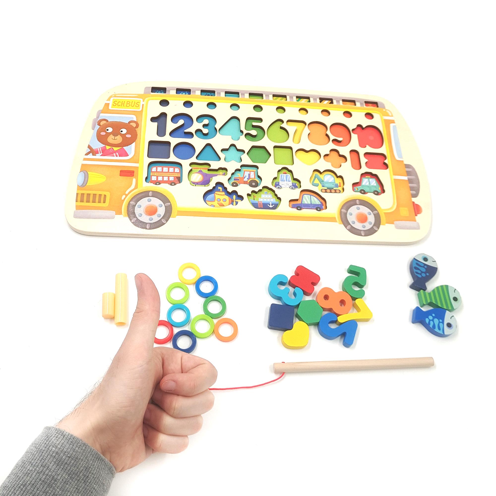 Сортер Fun Game 40 см Математик Різнокольоровий (126255) - фото 6 Сортер Fun Game 40 см Математик Різнокольоровий (126255) - фото 6