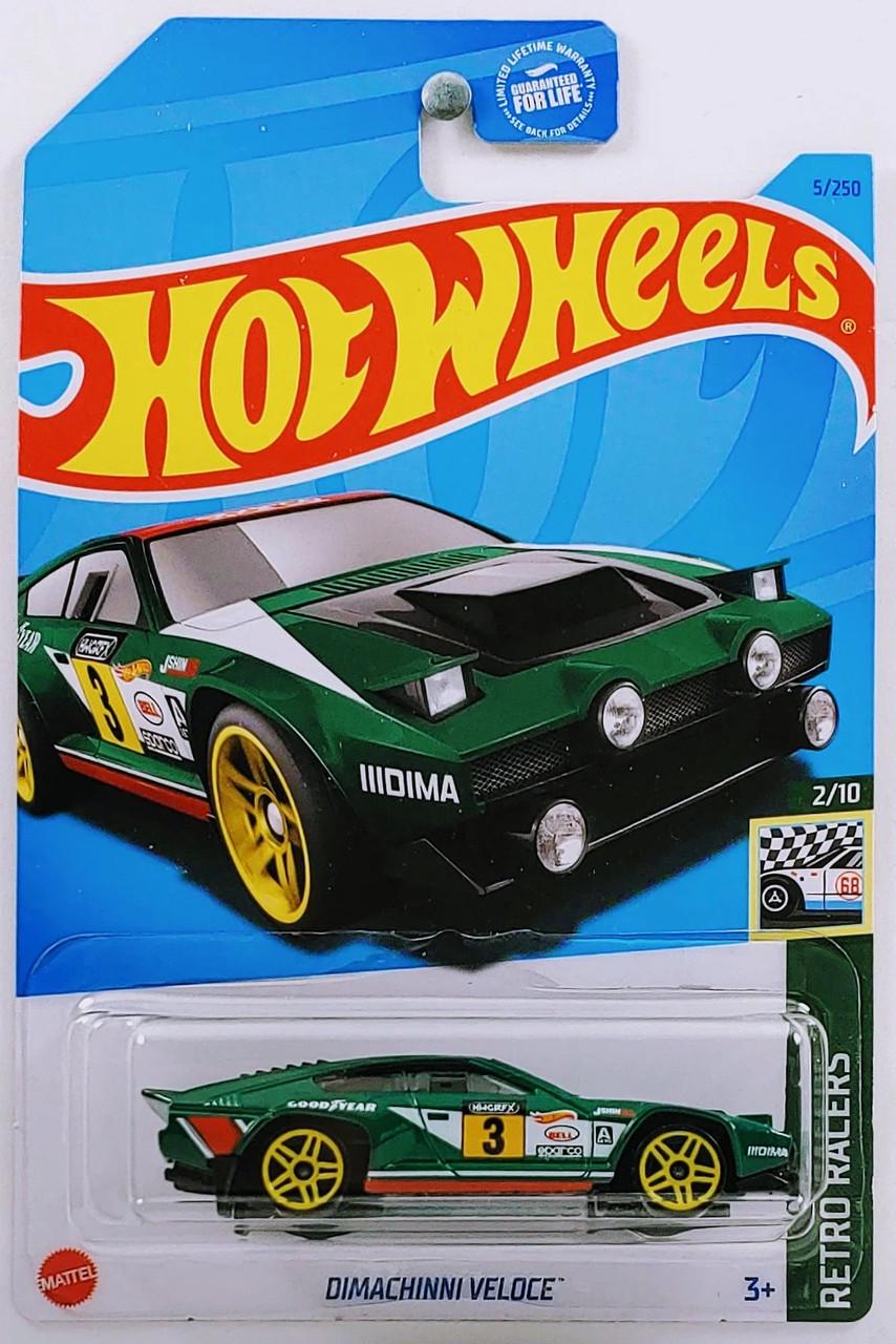 Игрушечная машинка Hot Wheels Dimachinni Veloce 2023 Retro Racers №005 (HKH03)