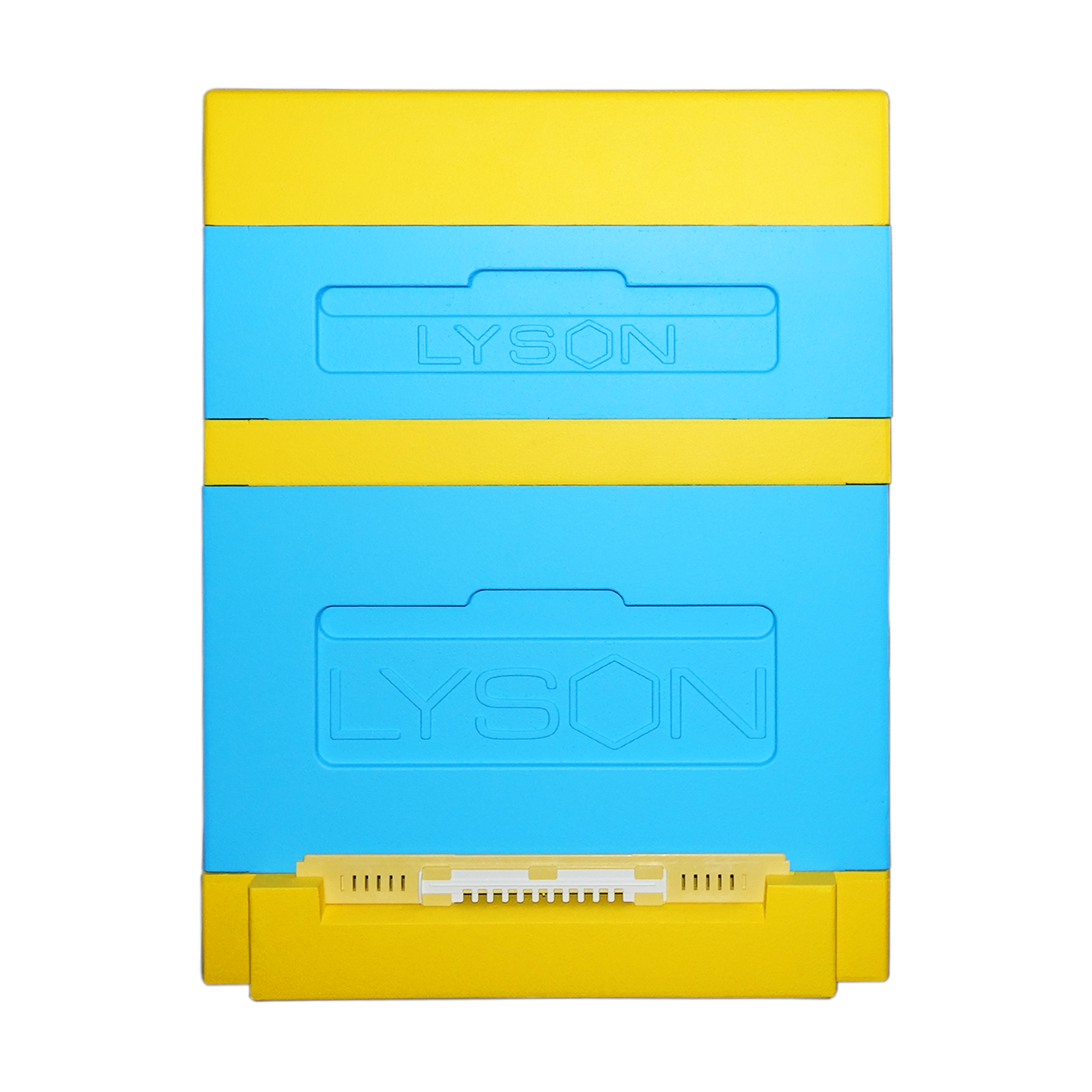 Вулик пінополістирольний Lyson Дадан на 12 рамок з гігієнічним дном на одну сім'ю фарбований