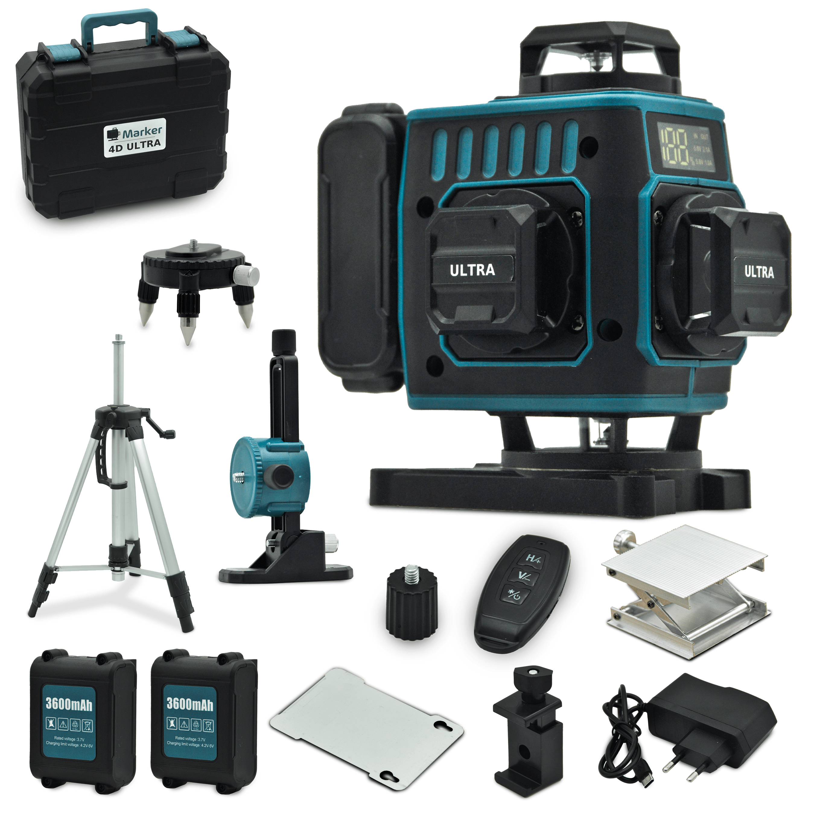 Лазерный уровень Marker 4D ULTRA 16 линий зеленый луч (U3999) - фото 3 Лазерный уровень Marker 4D ULTRA 16 линий зеленый луч (U3999) - фото 3