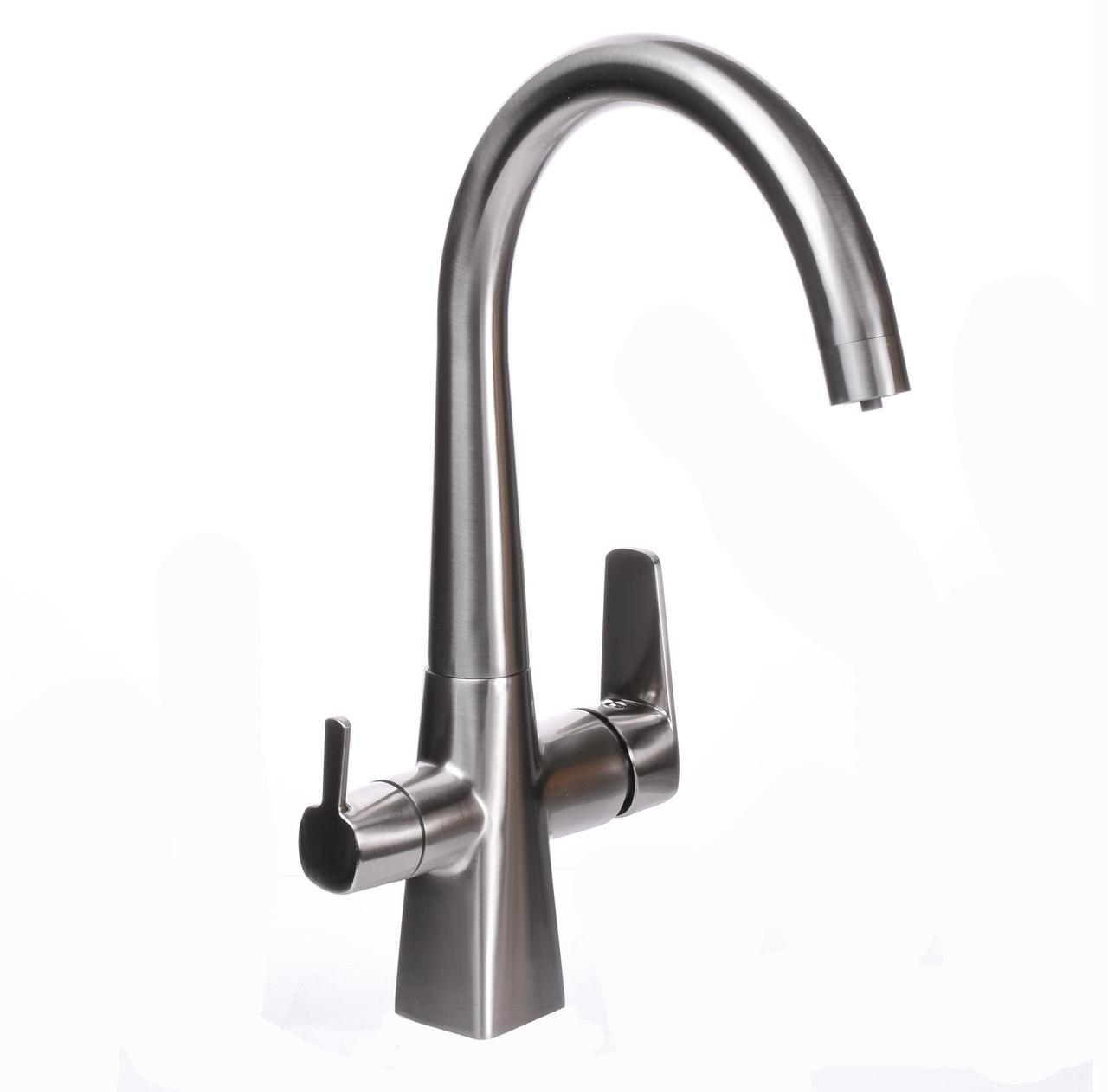 Смеситель для кухни GLLR-0999-8-STSTEEL под осмос (000019257)