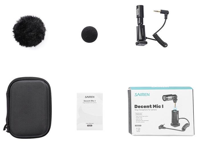 Микрофон суперкардиоидный мини SAIREN Decent Mic I (2063272216) - фото 5 Микрофон суперкардиоидный мини SAIREN Decent Mic I (2063272216) - фото 5