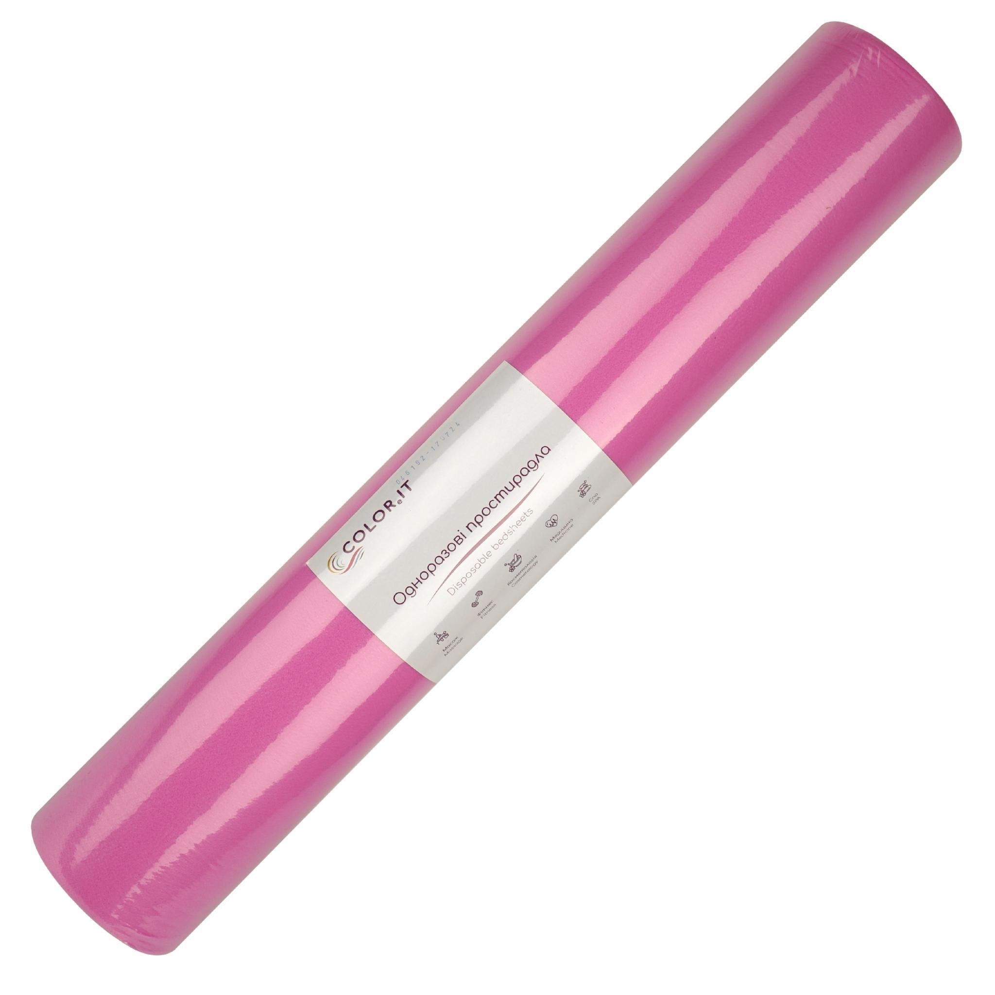 Простыни одноразовые COLOReIT рулон 0,6х100 м Розовый (19194) Простыни одноразовые COLOReIT рулон 0,6х100 м Розовый (19194)