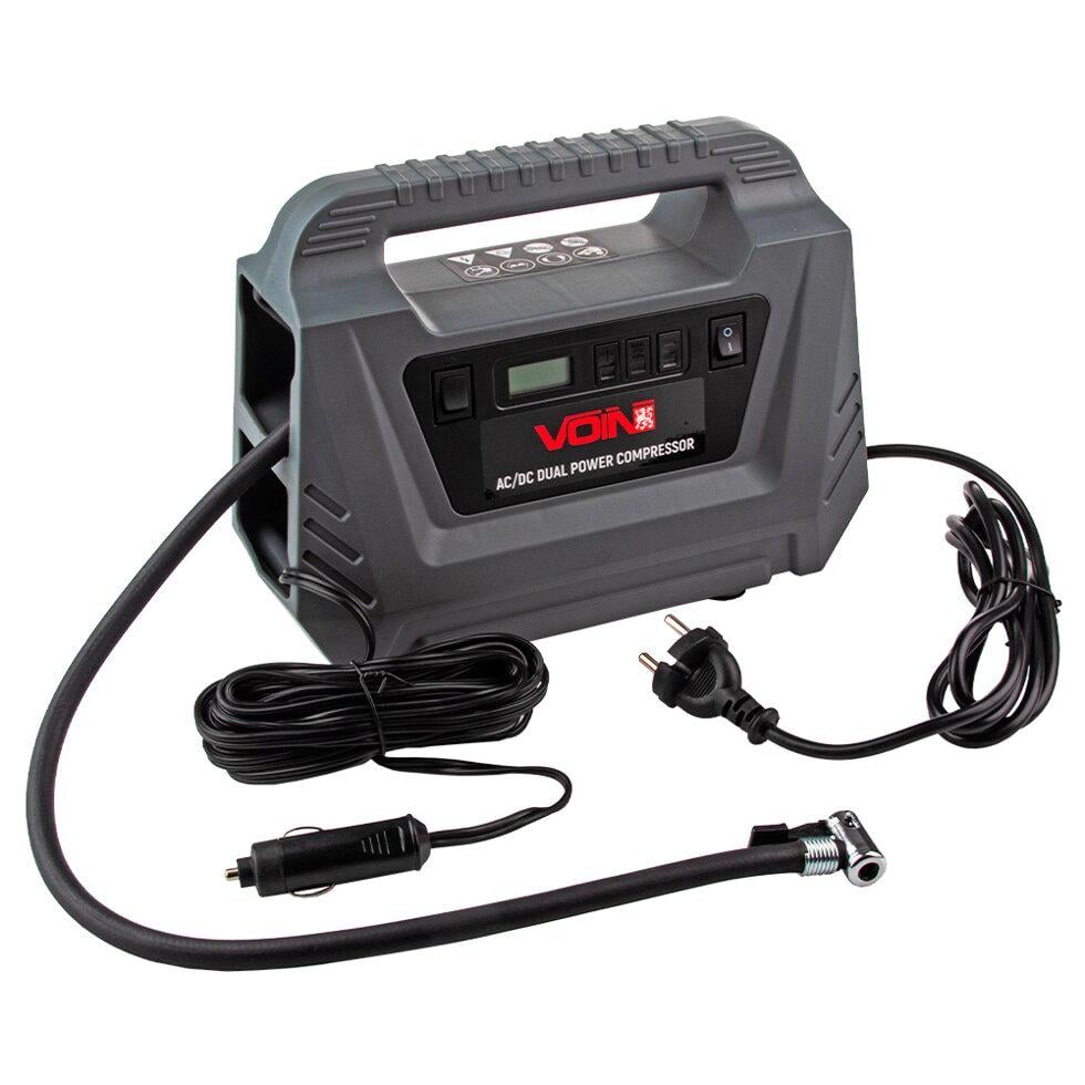 Компресор автомобільний однопоршневий Voin VC-220 25 л/Автостоп/12В/220В