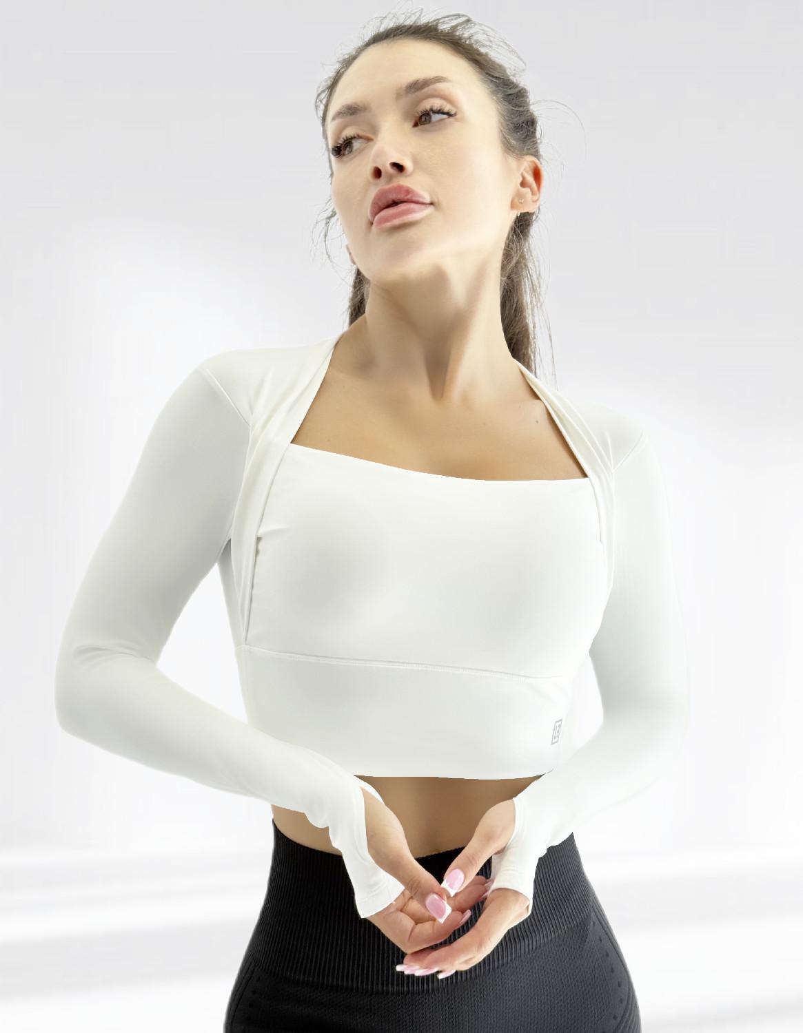 Рашгард женский LILAFIT M Белый (SKJ000015)