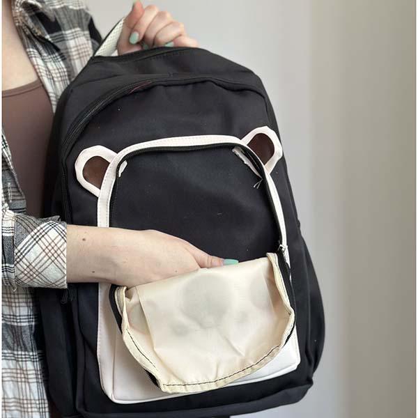 Рюкзак молодежный 44х31х17 см Черный (ЦБ-00034098) - фото 5 Рюкзак молодежный 44х31х17 см Черный (ЦБ-00034098) - фото 5