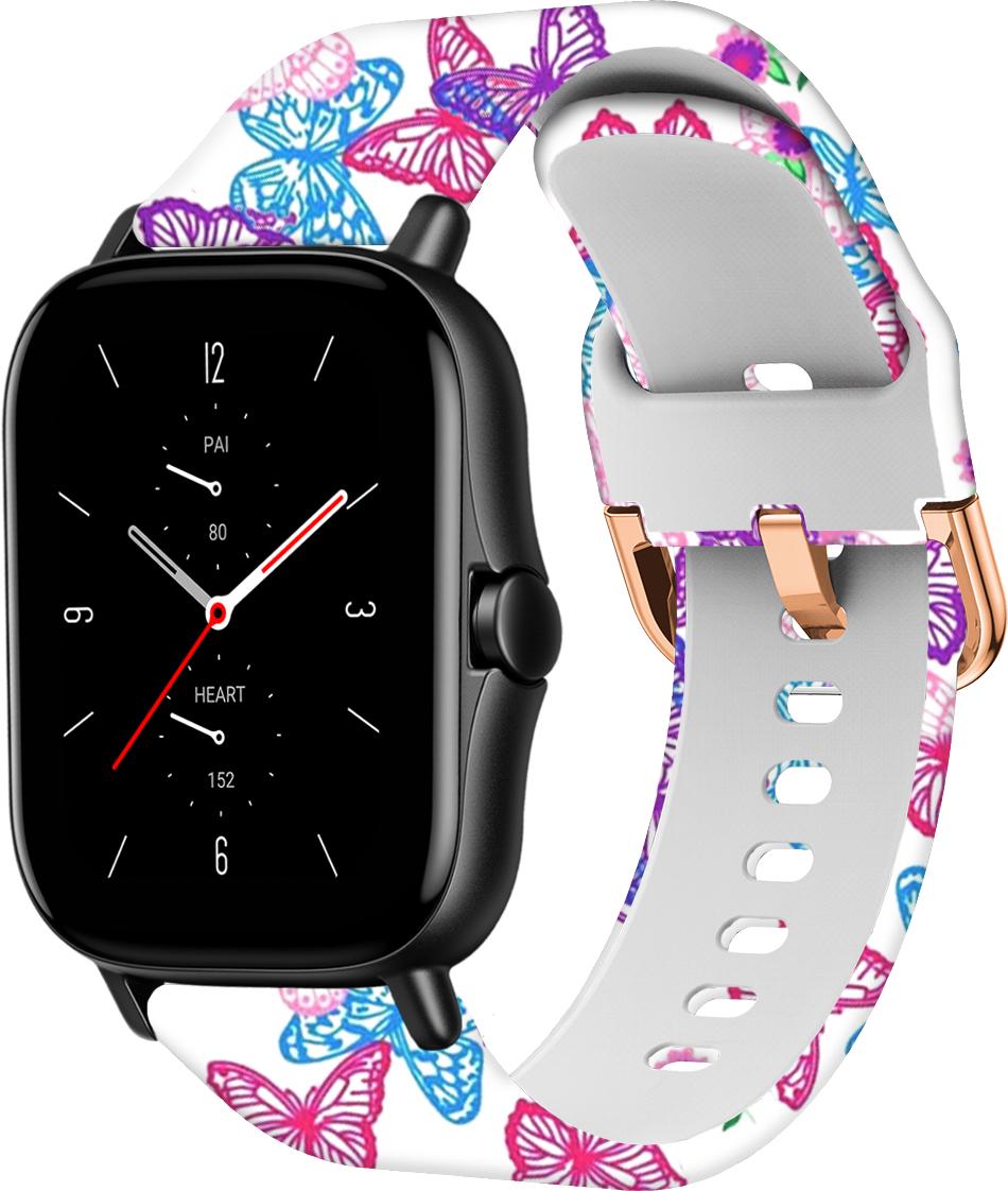 Ремешок Colorful для Amazfit GTS 2e Butterfly (28558)