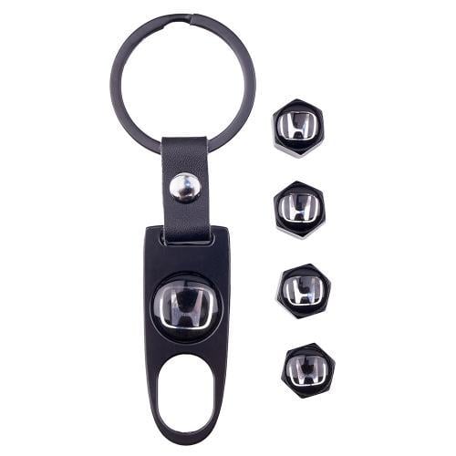 Колпачки на ниппель модельные с брелоком CN HONDA (00000063834)