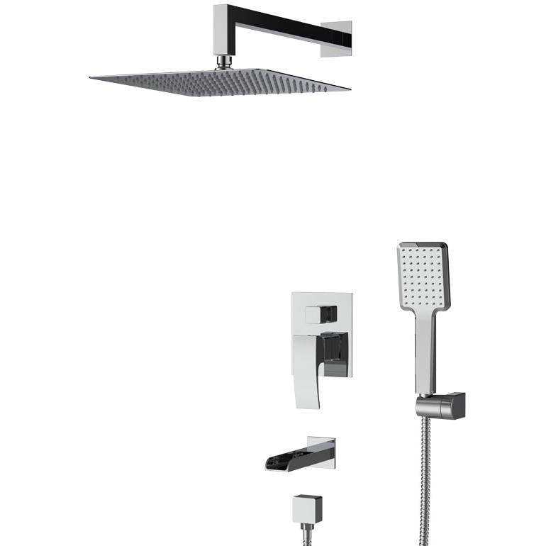 Душевая система скрытого типа KOER KB-68007-01 KR3466 с верхним душем Хром (177105)