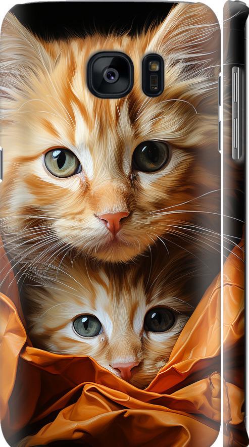 Чехол на Samsung Galaxy S7 Edge G935F Котики 2 (5664m-257-42517)