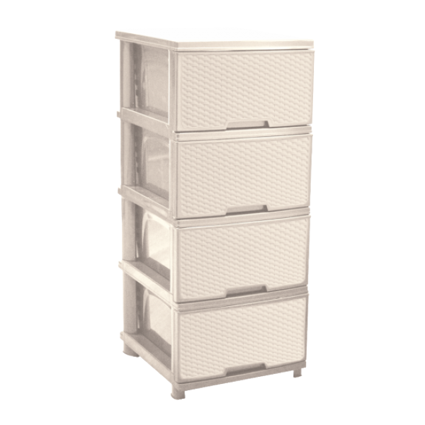 Пластиковый комод Алеана Лаванда Светлый (MR12245)