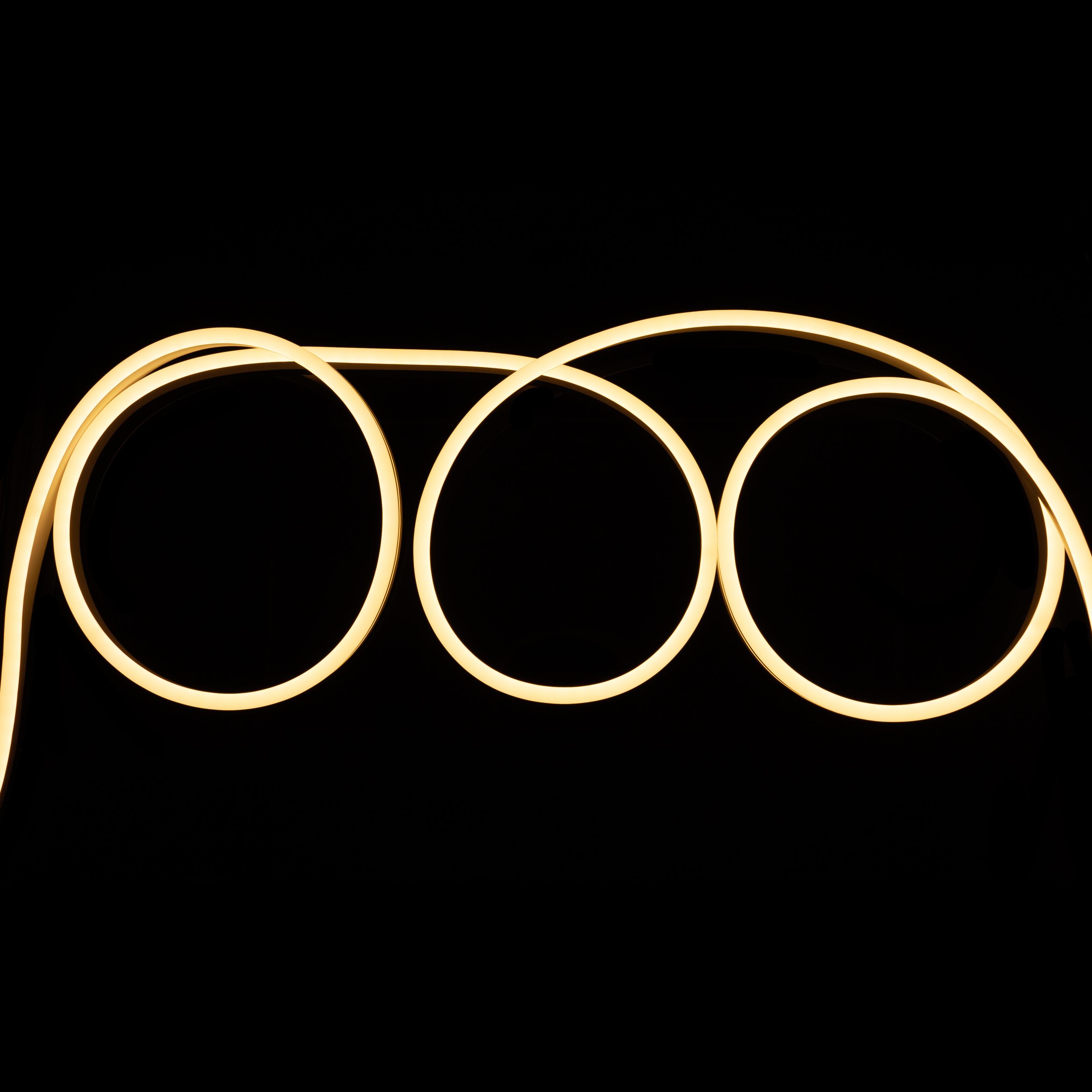 Світлодіодний неон Prolum Series-LF Pro 8x16 IP68 12V Теплий білий (30075965) - фото 3