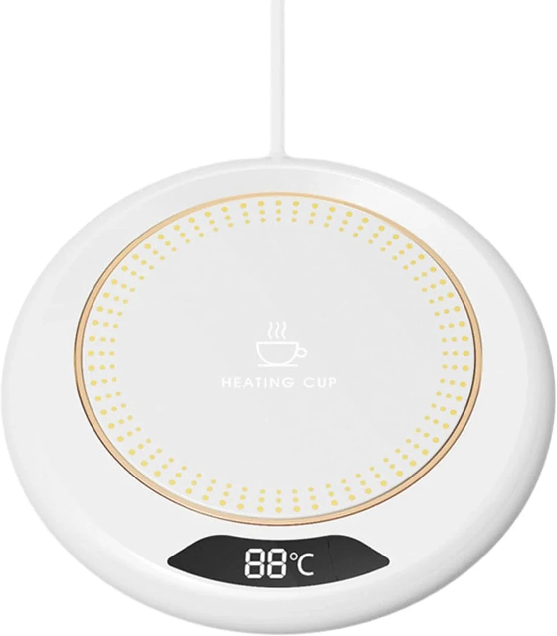 Подставка для чашки нагревательная Heating cup USB Белый (25250525)