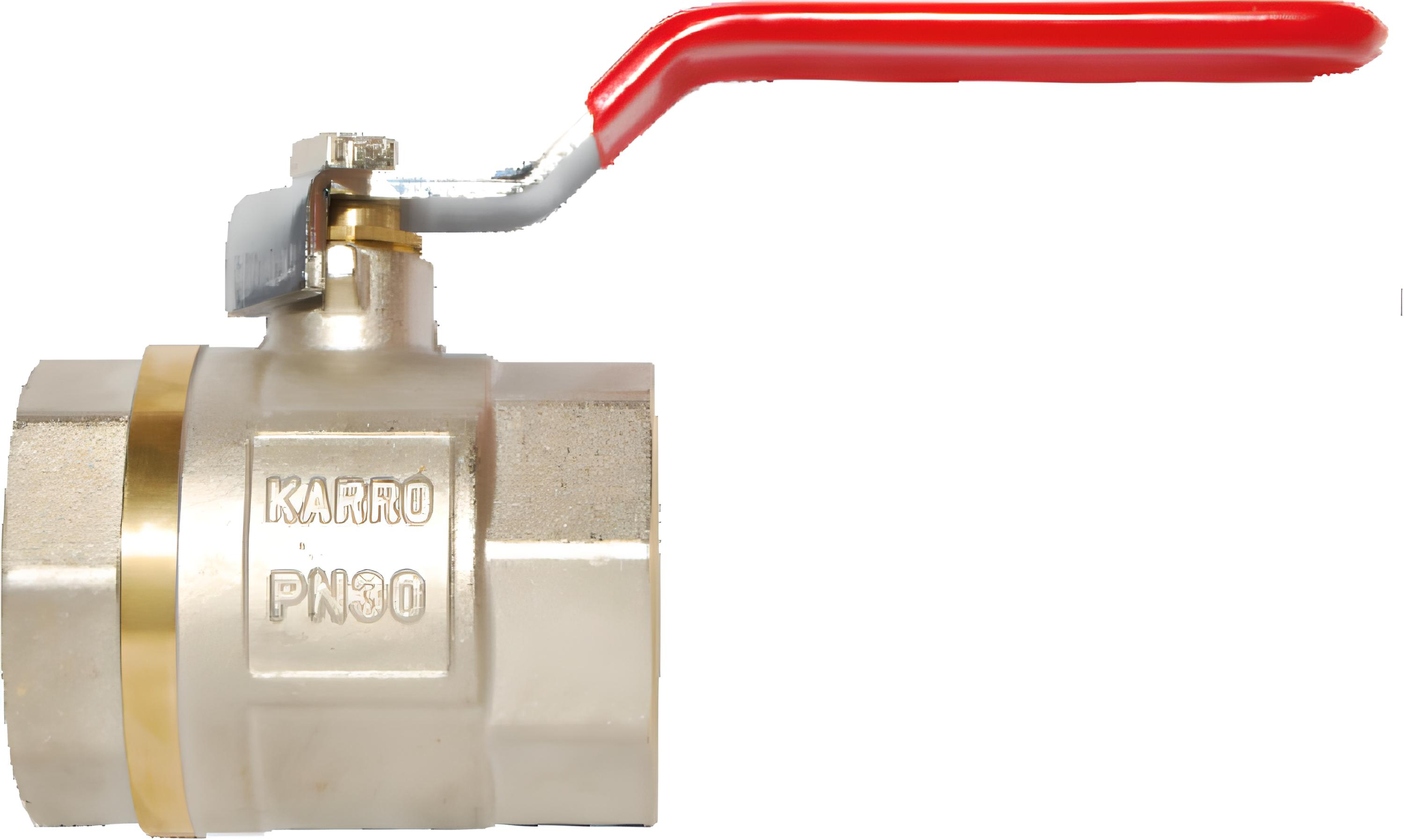 Кран шаровой Karro 2" ВВ Красный (SQ-1009751)