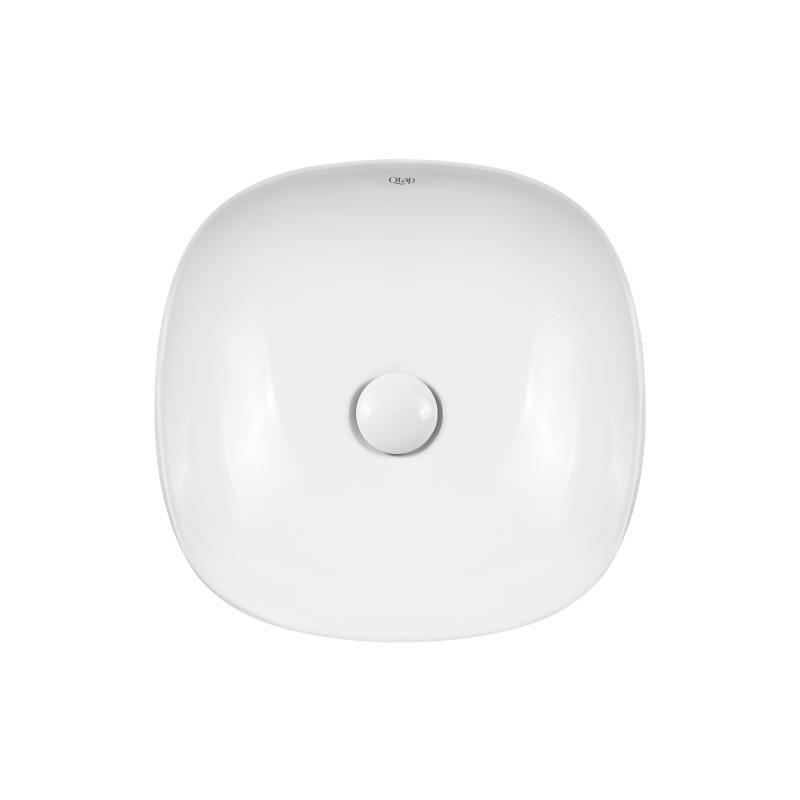 Раковина-чаша Q-tap Kolibri с донным клапаном White (QT10118037FW)