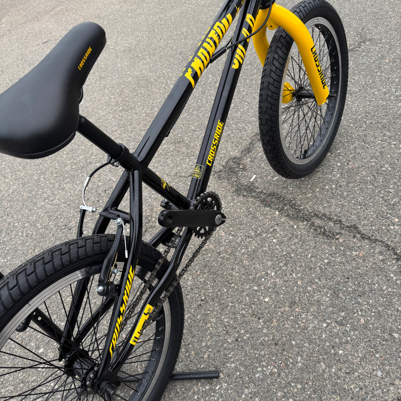 ᐉ Велосипед CROSSRIDE 20 BMX-FRS ST PHANTOM Желтый • Купить в