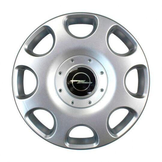 Ковпаки автомобільні SKS 208 R14 з логотипом Opel 4 шт. Сріблястий