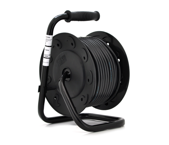 Удлинитель на катушке Ritar 2х0,75 мм 4xSCHUKO socket кабель нг-LS Q4 10 м (22684) - фото 2