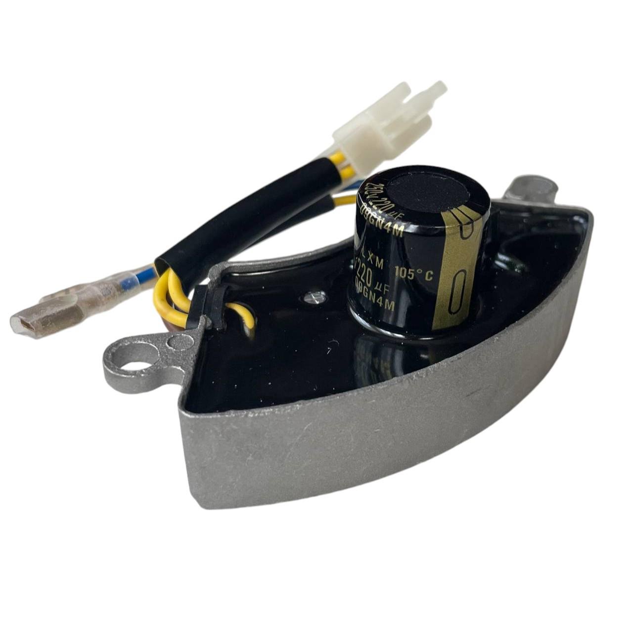 Регулятор напряжения AVR генератора 168 220V алюминий 250V 220мкф - фото 3 Регулятор напряжения AVR генератора 168 220V алюминий 250V 220мкф - фото 3