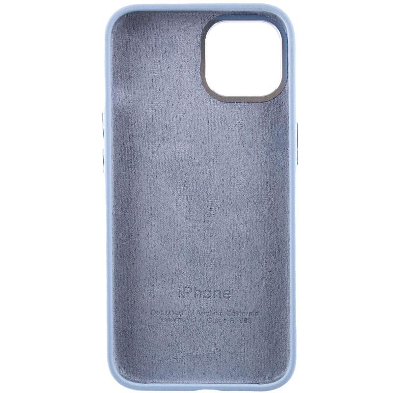 Протиударний чохол Silicone Case Metal Buttons (AA) для Apple iPhone 14 (6.1") Блакитний / Blue Fog - фото 4