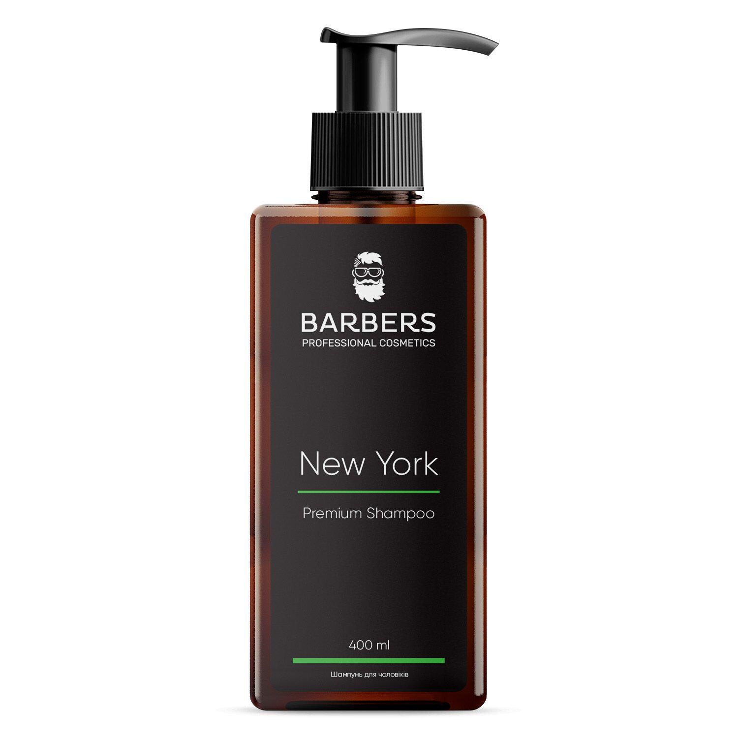 Шампунь для чоловіків тонізуючий Barbers New York 400 мл (4823109403086)