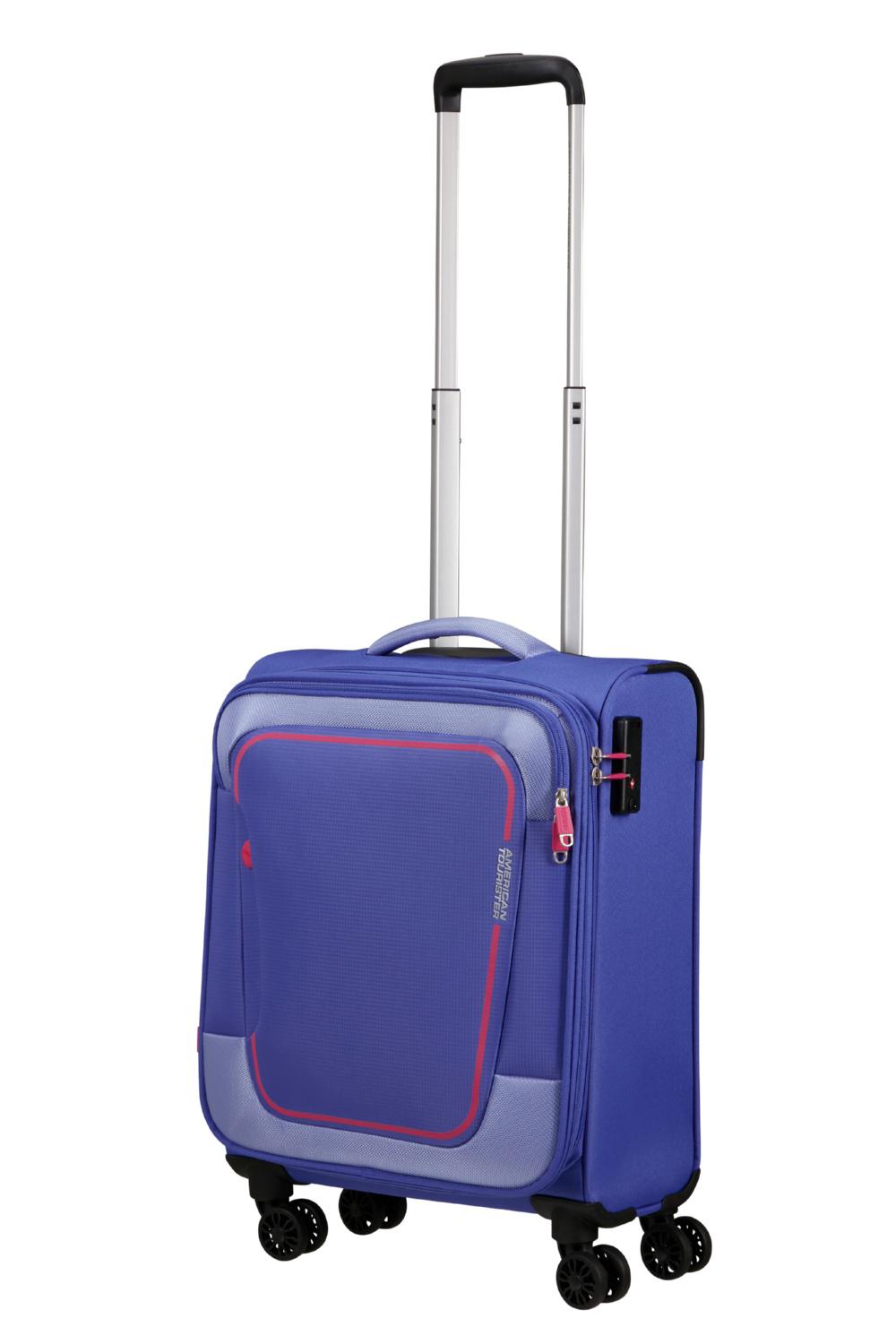 Чемодан American Tourister PULSONIC 55x40x23/26 см Фиолетовый (MD6*61001) - фото 11