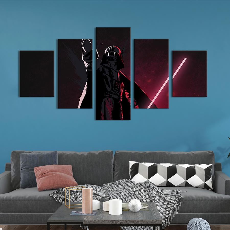 Модульна картина із 5 частин Darth Vader Star Wars 112x54 см (671-52)