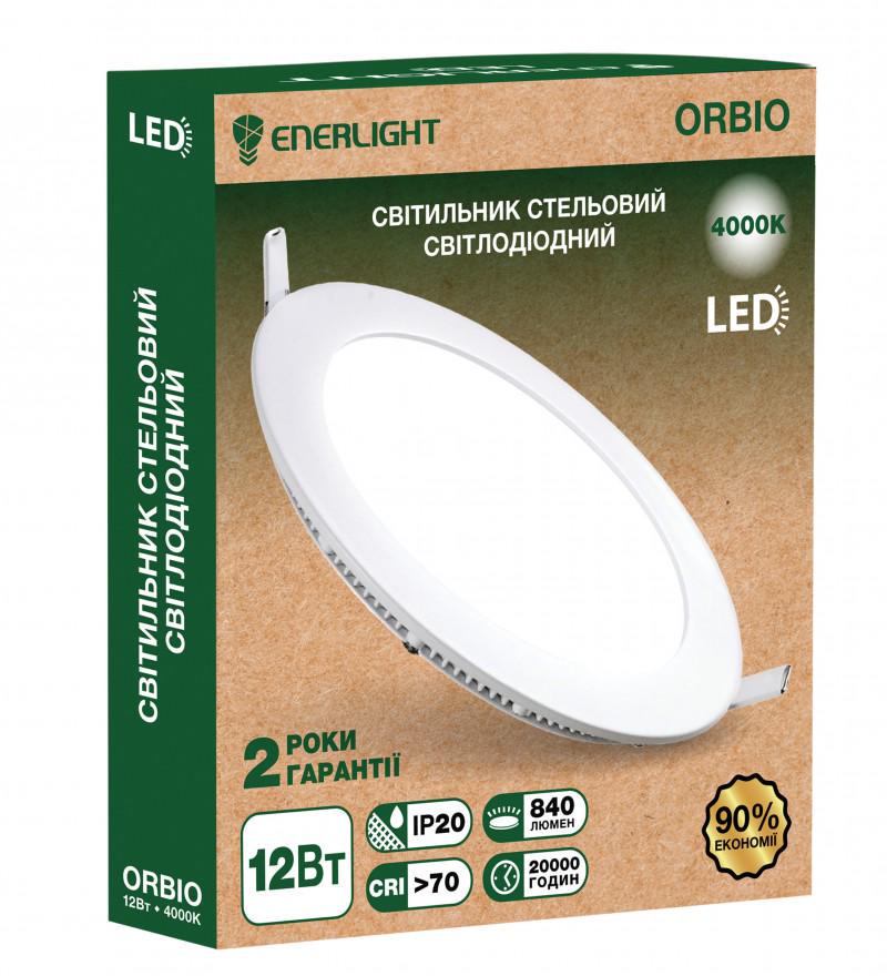 Cвітильник стельовий світлодіодний Enerlight Orbio 12 Вт 4000К (17328) - фото 2 Cвітильник стельовий світлодіодний Enerlight Orbio 12 Вт 4000К (17328) - фото 2