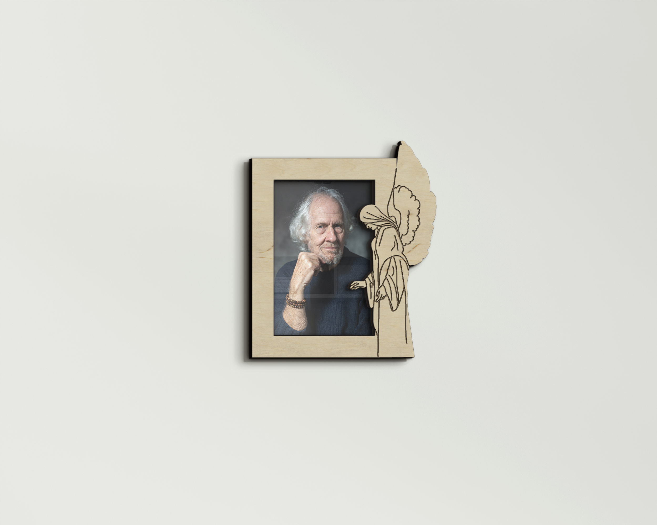 Фоторамка меморіальна The Frame Depot з гравіюванням ангела Бежевий (memorial_4x6_frame) - фото 1 Фоторамка меморіальна The Frame Depot з гравіюванням ангела Бежевий (memorial_4x6_frame) - фото 1