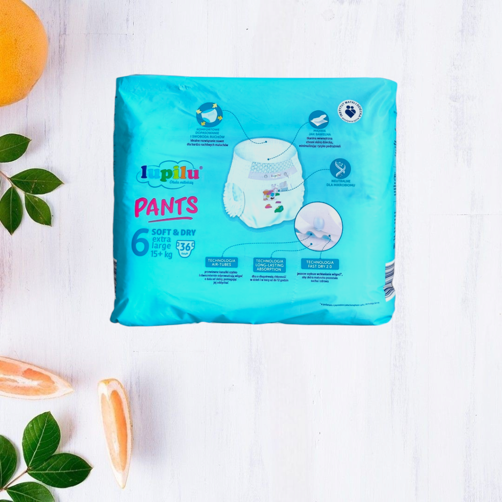 Підгузки-трусики Lupilu Soft & Dry 6 15+ кг 36 шт. - фото 2 Підгузки-трусики Lupilu Soft & Dry 6 15+ кг 36 шт. - фото 2