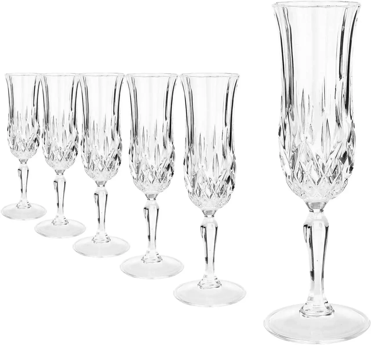 Набор бокалов для шампанского RCR Opera 25609020406 130 мл 6 шт. (2618511276) - фото 3 Набор бокалов для шампанского RCR Opera 25609020406 130 мл 6 шт. (2618511276) - фото 3