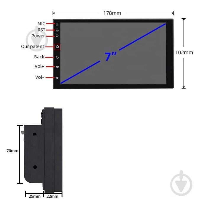 Мультимедиа TORSSEN M700 Carplay 4G - фото 4