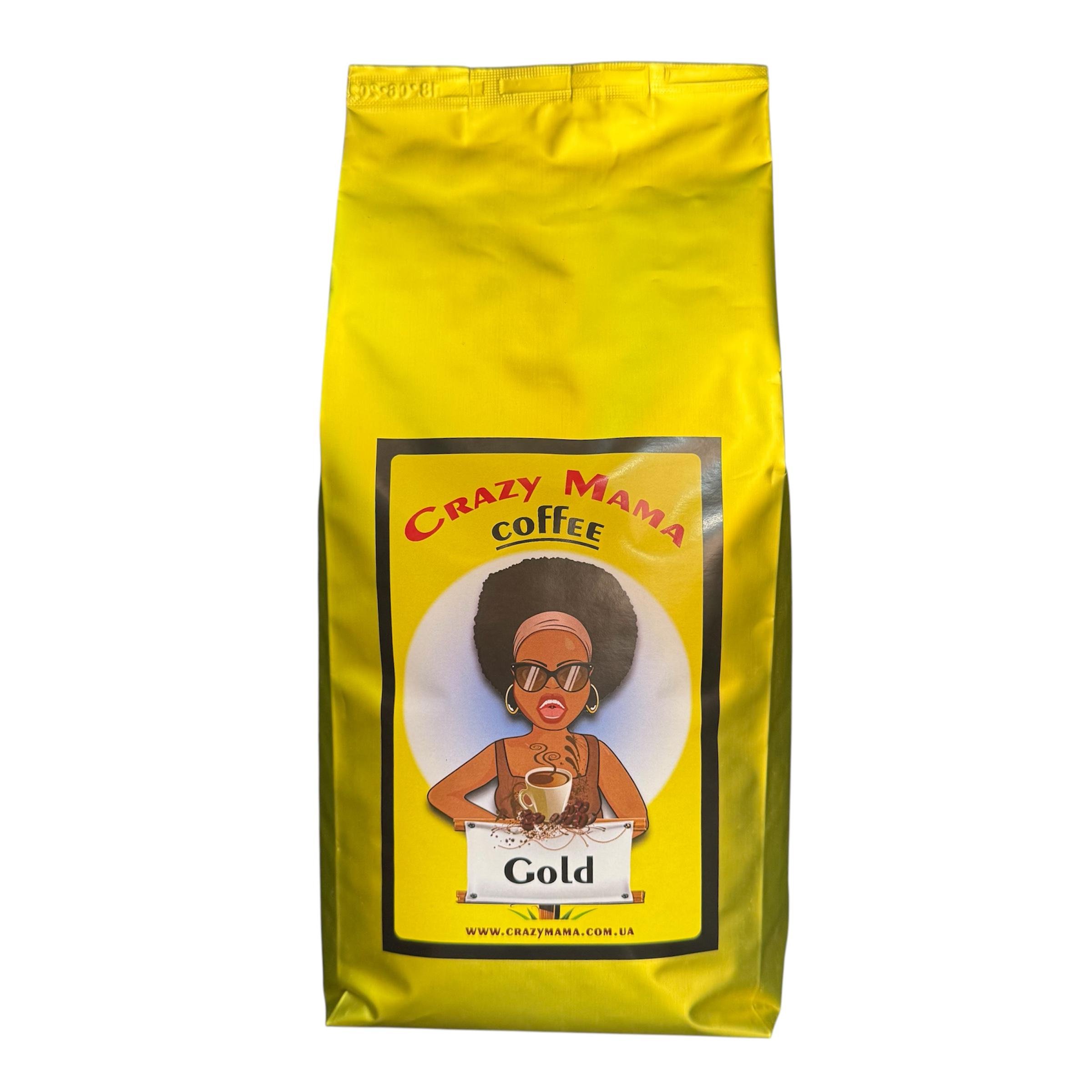 Кофе в зернах Crazy Mama Gold 1 кг (308943)