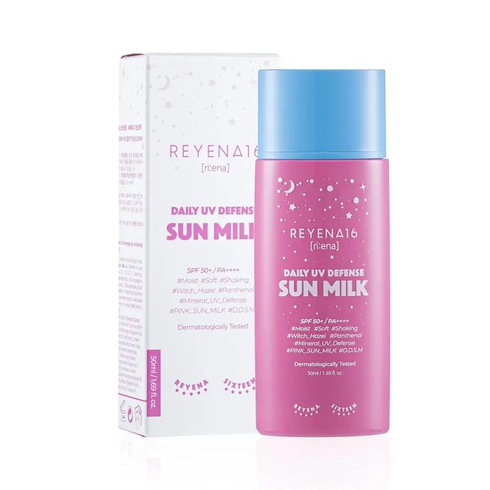 Молочко для лица солнцезащитное SPF50 + / PA++++ Reyena16 Daily UV Defense Sun Milk 50 мл (10881361)