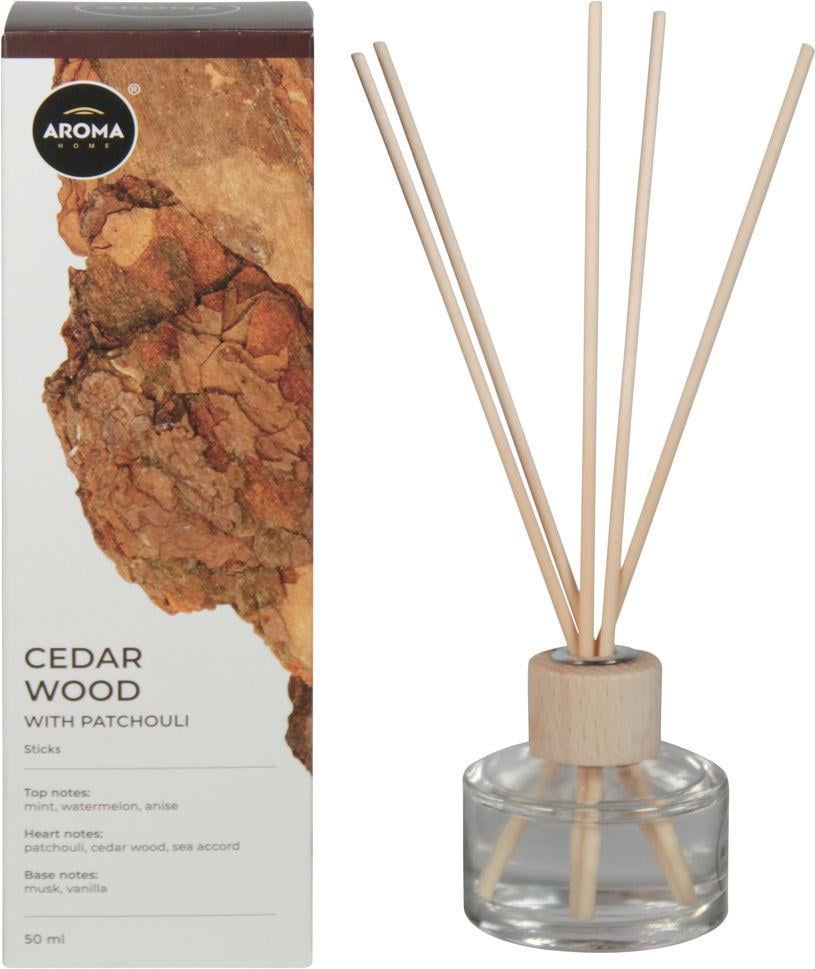 Ароматизатор для авто Aroma Home Sticks Cedar Wood під сидіння рідкий 50 мл (0310848)