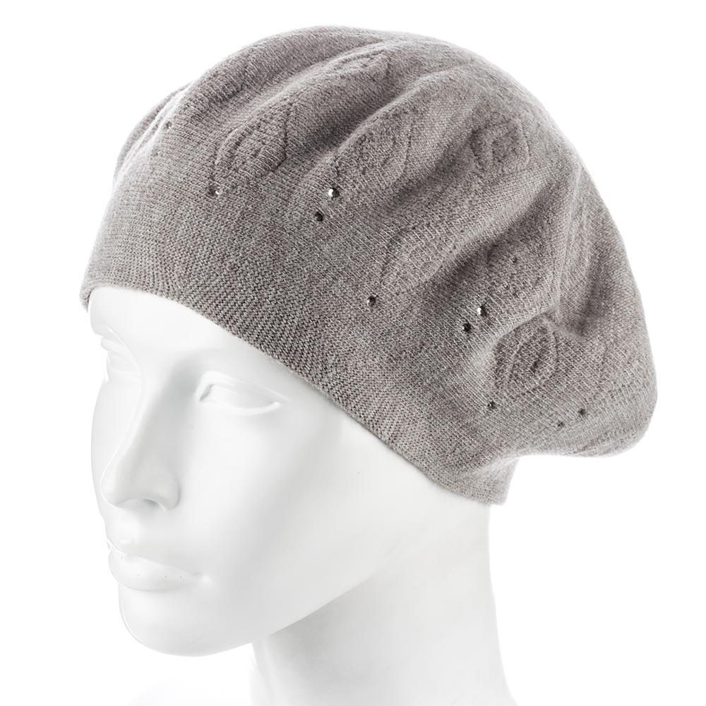 Берет женский Zolly ZH248 двойной шерстяной Капучино (141639)