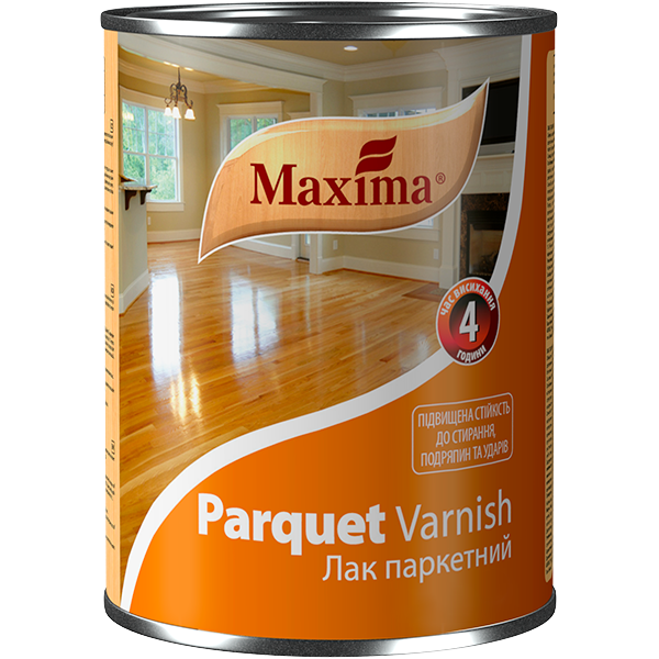 Лак паркетный Maxima бесцветный полуматовый 2,5 л (29901603) Лак паркетный Maxima бесцветный полуматовый 2,5 л (29901603)